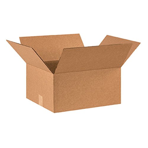 Image of BOX USA Shipping Boxes Medium 16 inchL x 14 inchW x 8 inchH 25-Pack - Corrugated Cardboard Box for Moving, Mailing, Packing, Packaging and Storage