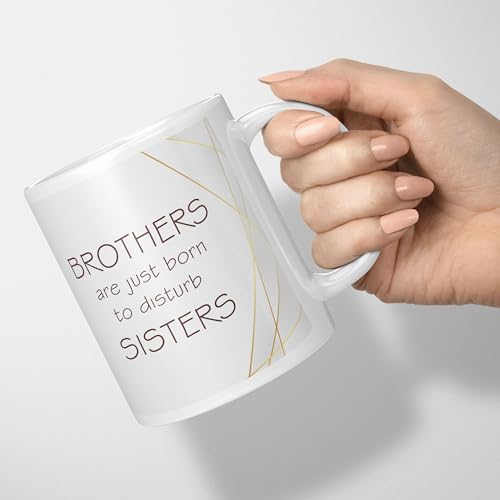 Image of Raksha Bandhan Gifts Printed Mug with Keychain Best Rakhi Combo Gift Set for Brother Rakshabandhan Return Gifts for Sister White 350ml Coffee Mug(Pack of 5) Combo Set(RMCKRCG908)
