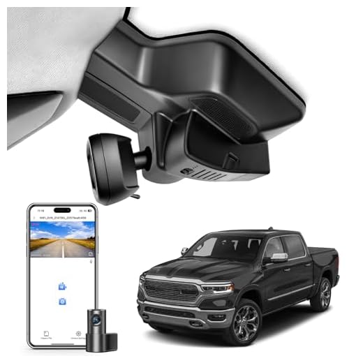 4K & 1080P Dual Dash Cam for RAM 1500