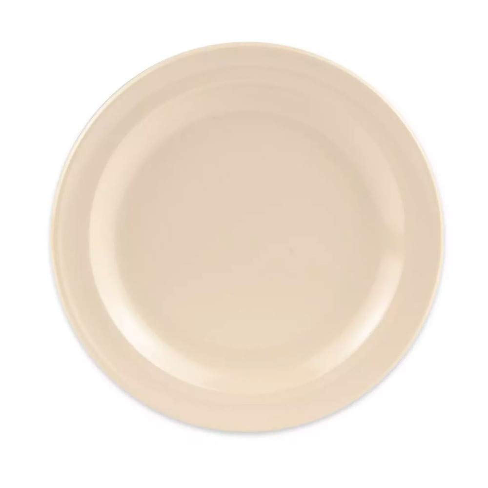 GET DP-505-T Supermel Bread & Butter Plates, 5.5" Diameter Melamine Plates, Tan, Case of 4 Dozen