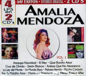 Amalia Mendoza (4LPS en 2CDs, 50 Exitos, Vol. 1)