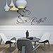 Produktbild mlpnko Neue Kaffeetasse Vinyl Wandaufkleber zitiert Küche Küche Wandaufkleber Wohnzimmer Küche Hintergrund Wohnkultur Wandkunst PVC-Material-30x58cm