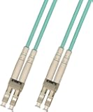 Ultra Spec Cables 3 Meter 10Gb OM3 Multimode Duplex Fiber Optic Cable (50/125) - LC to LC - Aqua