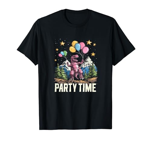 Kaiju Fiesta de cumpleaños Manga Tema de película de monstruos japoneses Camiseta