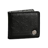 Elbenwald Star Wars - Geldbörse geprägtem Empire Motiven mit Scheinenfach, Kartenfächern und Seitenfächern 10,5 x 2 x 9,3 cm Schwarz