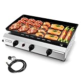 Bestfire 3 Burner Flat Top Gas Griddle - 23 Inch Outdoor Propane Griddle with...