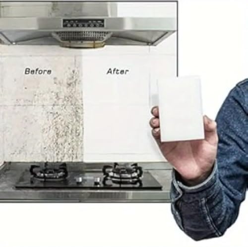 Image of Esponjas Magicas. Paquete de 25 esponjas de melamina,esponjas magicas, pared,producto borradores magicos,limpieza para cocina, bano, paredes,Zapatos,Extra gruesas y duraderas,Solo agua