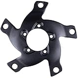 8ファンイベイクミッドドライブモーターのための104BCD / 130BCDチェーンリングスパイダーアダプター (Color : 130BCD (for BBSHD motor Chainwheel))