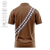 Funny Parody Golf Polo Shirt - Fun & Retro Movie Inspired Performance Quick Dry UPF Sun Protection Moisture-Wicking Shirts Great for Casual Wear