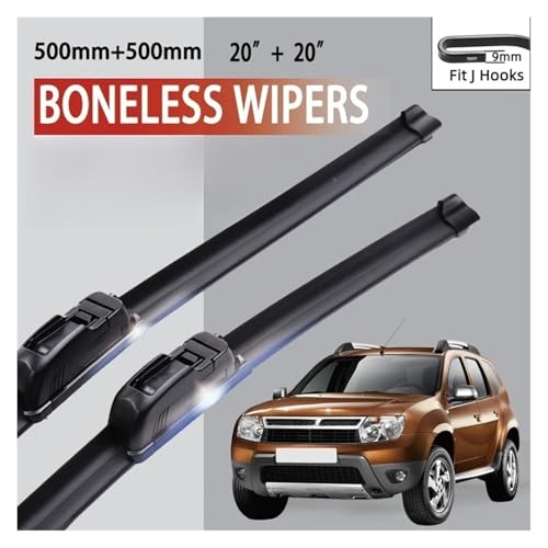 Limpiaparabrisas para Dacia Renault MK1 2009-2013 en días de lluvia 3