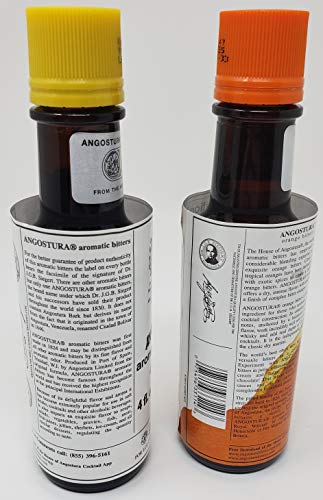 Angostura Aromatic Bitters And Orange Bitters 4 Fl. Oz. Set. #TOP3