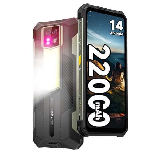 Ulefone Armor 24 Rugged Smartphone Android 14, 22000mAh, 24GB+256GB/2TB, 64MP+64MP Night Vision, 6.78" Corning Gorilla Glass, 120Hz, 3-Card Slot, 4G Mobile Phones SIM Free Unlocked, NFC