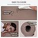 PAIDU Large Yoga Mat-72’x36’x0.4’ Extra Width ＆ Thick,Comfortable,Non-Slip Exercise Mat-Works Great on All Floor for Stretching,Yoga Studio,Gym or Home Workouts (Brown)