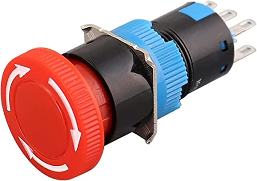 Interrupteur arrêt d'urgence 16mm pour sécuriser vos tableaux de commande