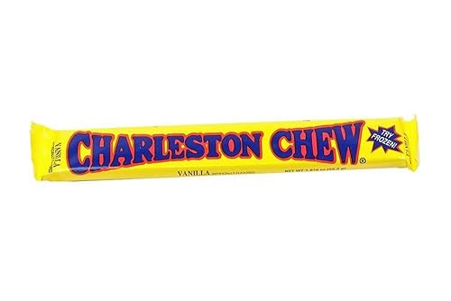 Charleston Chew Vainilla - 1.88 oz Classic Retro American Candy BAR - 4 barras