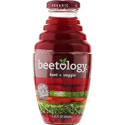 Beetology Beet Plus Veggie Juice, 8.45 Fl Oz (Pack of 6)