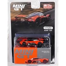سيارة أستون مارتن فالكيري دييكاست ذات اللون البرتقالي الأقصى من True Scale Miniatures