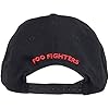 Foo Fighters Baseball Cap Red Circle Band Logo Official Black Snapback One Size #2