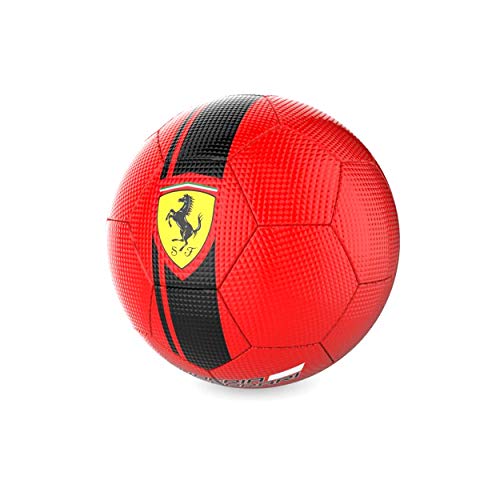 Rowan Kids, Boys and Girls Ferrari Red Soccer with Black Stripe