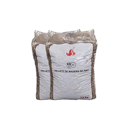 Sacos de Pellets DIN Plus A1 15kg de Madera 100% conífera 100% Natural, para Estufas y calderas de biomasa 6mm – HP5
