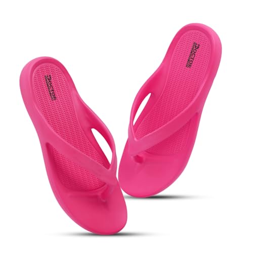 Image of DOCTOR HEALTH SUPER SOFT Stylish Ultra Soft Slippers with Cushion | Comfortable, Premium and Bright Colorful Flip Flops | Lab Tested Cushion and Bounce | Cushioned Footwear | Trendy Women Slippers