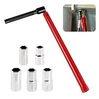 Kitnelw Standhahnmutterschlüssel Set Standhahnschlüssel Wasserhahn Montagewerkzeug 8–12 MM Standhahn-Mutternschlüssel-Satz für Waschbeckenarmatur Sanitärinstallationen