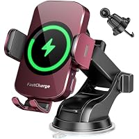 3-in-1 15W Fast Charging Wireless Car Charger Mount only
