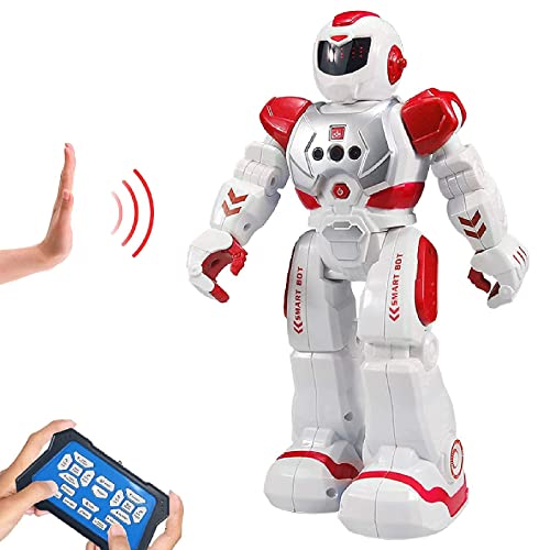 Sikaye Remote Control Robot For Kids, Intelligent Programmable Robot With Infrared Controller Toys, Dancing,Singing, Moonwalking And Led Eyes, Gesture Sensing Robot Kit For Childrens Entertainment #TOP1