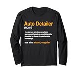 Auto-Detailing Substantiv Auto-Spezialist Automotive Detailer Langarmshirt