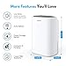 Inofia 30 Pint 1500 SQ FT Dehumidifiers for Home Basements Room, Portable Dehumidifiers for Small Rooms with Continuous Drain Hose & Water Reservoir