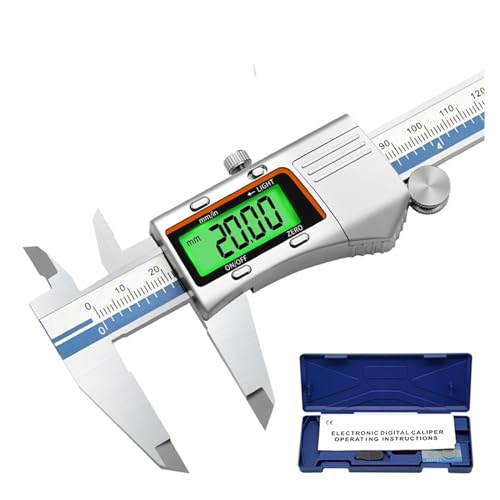 Outil de mesure 150mm haute précision avec grand écran LCD rétroéclairé 50 Mm de diagonale