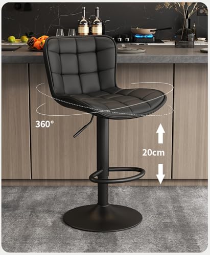 Tabouret de bar stable 200 kg résistant avec repose-pieds confortable