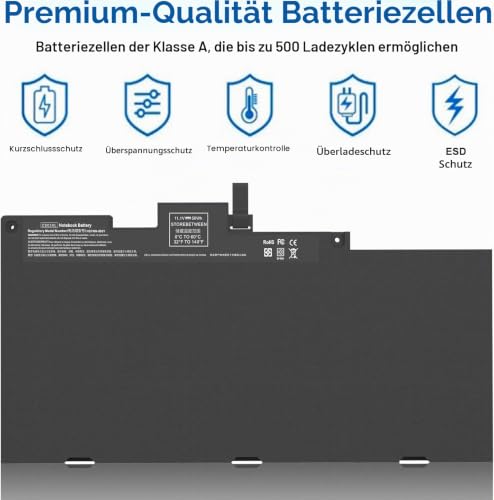 CS03XL Akku Ersatz für HP EliteBook 745 755 840 848 850 G3 G4 Series CS03 CS03046XL 800231-141 800513-001 800231-1C1 HSTNN-UB6S HSTNN-I33C-4 HSTNN-IB6Y
