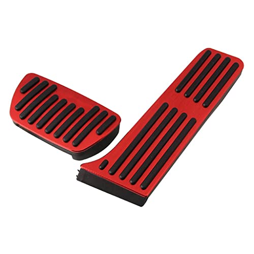 Baoblaze Kit de capa de pedal de freio a gás antiderrapante para Toyota RAV4 2019 2020 - Vermelho