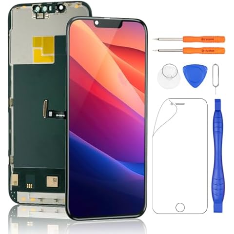 Yodoit for iPhone 13 Pro Screen Replacement OLED Kit FHD COF Display (A2483, A2636, A2639) 3D Touch Digitizer Glass Assembly with Repair Tool 6.1 Inch Cover
