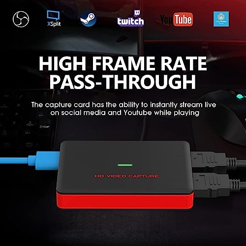 Placa de captura de vídeo USB 3.0 HDMI HD 1080p 60FPS Dispositivo de transmissão ao vivo para Window