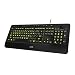 Produktbild Azio Tastatur mit Hintergrundbeleuchtung, groß schwarz