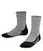 Produktbild FALKE Unisex Kinder Laufsocken RU4 K So Baumwolle Funktionsmaterial antiblasen 1 Paar, Grau Light Grey 3406, 31-34