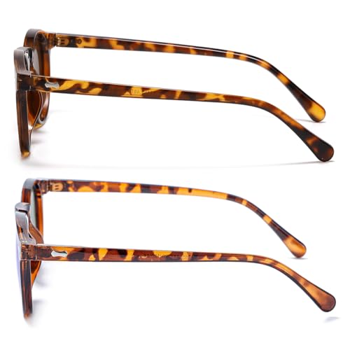 Image of JOVAKIT Vintage Kids Polarized Sunglasses for Girls Boys Age 2-9, Round Sun Glasses for Children UV400 Protection