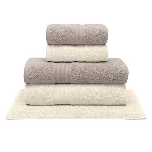 Jogo de Toalha Banhão Platine Fio Egipicio, Buettner