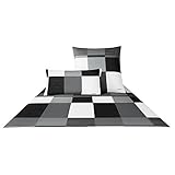 jette joop bettwäsche sale Farbe: schwarz Joop! Bettwäsche Plaza Squares 4051 Fb. 0 - Größe: 135 x 200 cm