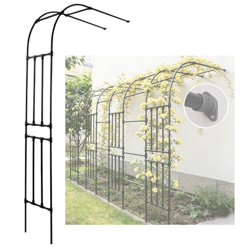 Pérgola de rosas de medio arco: soporte para plantas trepadoras e instalaciones de boda