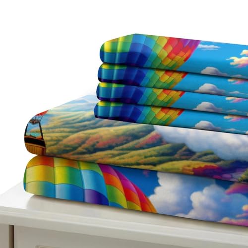 Housse de couette 3D Tour Eiffel science-fiction lit double 200x200
