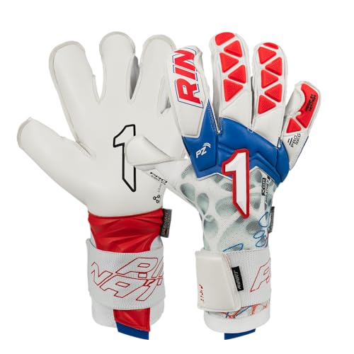 Gants de gardien Rinat Xtreme Guard Dominius Pro blanc pour football adulte