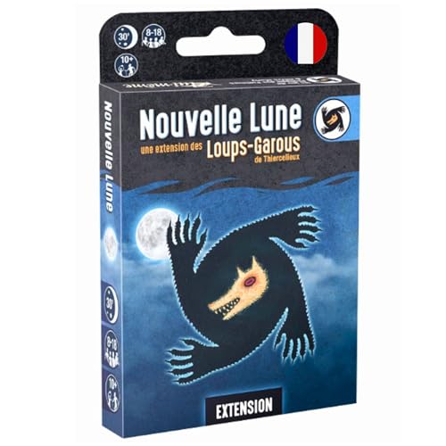 Asmodee - Loups-Garous de Thiercelieux - Extension Nouvelle Lune - Nouvelles Variantes et Personnages - Jeu de Société et de Rôles pour Enfants dès 10 Ans...