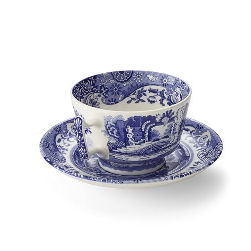 Miniatura 5 de Spode - Taza De Té Y Platillo Italianos 4 Unidades , Color Azul