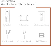 Gigaset Comfort 520A - Schnurloses DECT-Telefon mit Anrufbeantworter - Elegantes Design - Freisprechfunktion - Komfort Anrufschutz - Adressbuch mit 200 Kontakten,titan-schwarz [Deutsche Version] – Ansicht 6