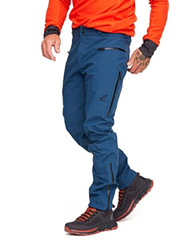 RevolutionRace Wasserdicht Silence Proshell Pants für Herren, Outdoor-Shellhose mit optimaler Bewegungsfreiheit, Moonlit Ocean, L