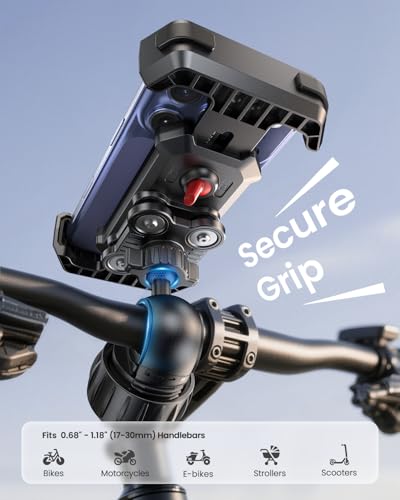 LOXP Anti-Shake Motorcycle Phone Mount