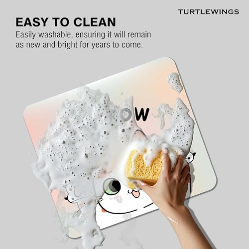 Image of TURTLEWINGS | Mousepad | Inspirational Quote Mousepad - 22x18 cm, 3mm Thick | Abstract Design Non-Slip Rubber Base | Office, Study & Gaming Use | Premium Smooth Surface 222 (10)